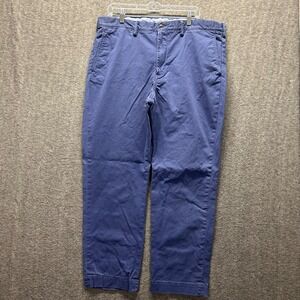 Polo Ralph Lauren Men Stretch Cotton Twill Chino Pants Straight Fit 38x30 Blue